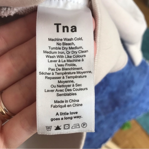 TNA pale pink sweater size 3 - Picture 8 of 13